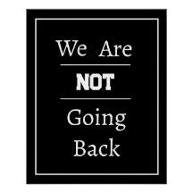 "Nous ne reviendrons pas" Phrase