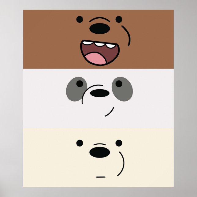 Poster Nous Ours Nus Ours Bear Strips (Devant)