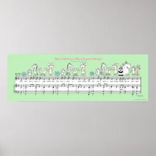 Poster NOUS POISSONS NOUVELLES UN MARE EGRETS MOOSE Boynt