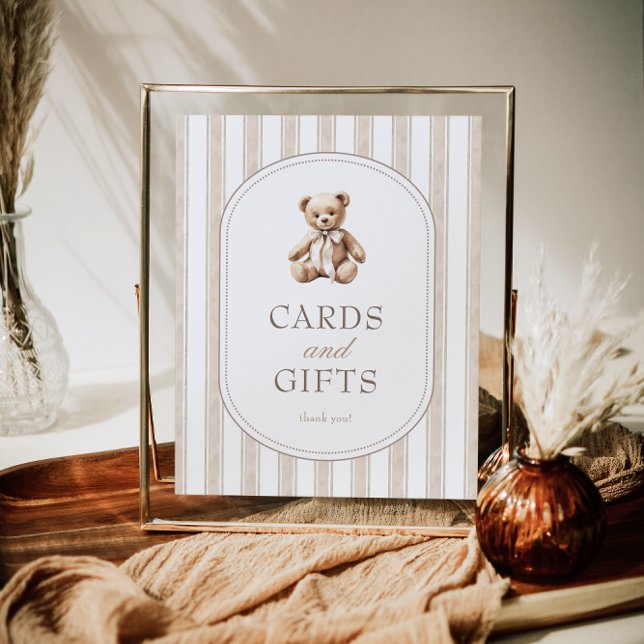 Poster Nous pouvons attendre Baby shower Cartes et Cadeau (Créateur téléchargé)