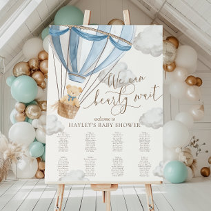 Poster Nous Pouvons Attendre Le Baby shower D'Attente Gra