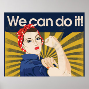 Poster Nous pouvons le faire féminisme