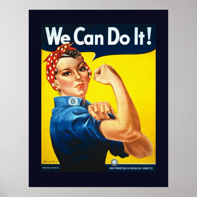 Poster Nous pouvons le faire la deuxième guerre mondiale  (Devant)