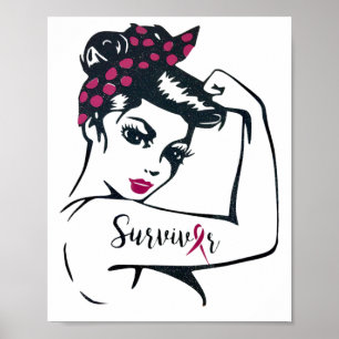 Poster Nous Pouvons Le Traiter Rosie Riveter Cancer Du Se
