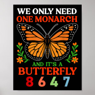 Poster Nous Seulement Un Monarque Et Son Papillon A 8647 