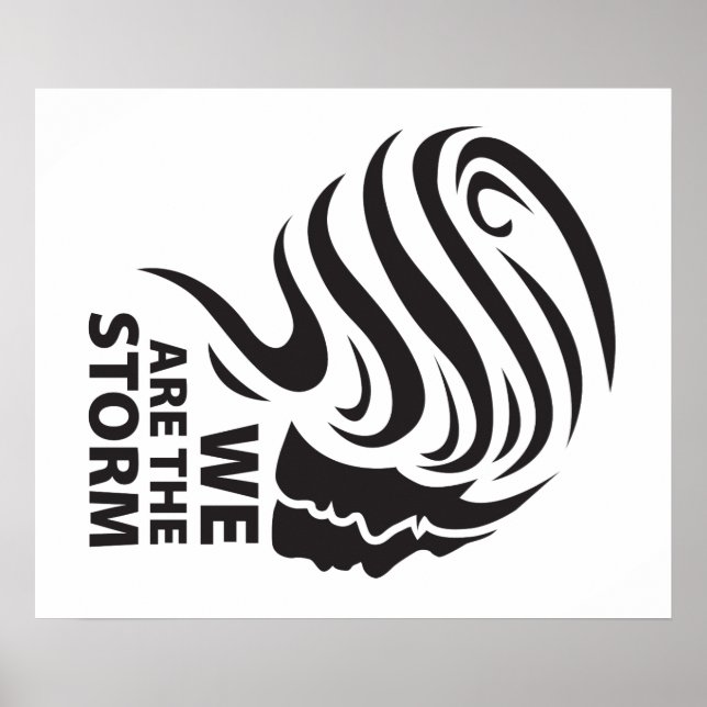 Poster Nous sommes l'affiche de la tempête (Devant)