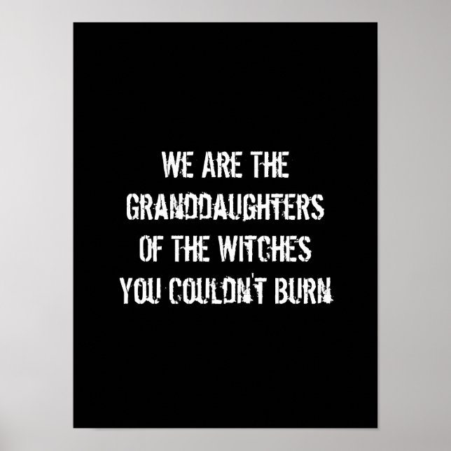 Poster Nous sommes les petites filles des sorcières (Devant)