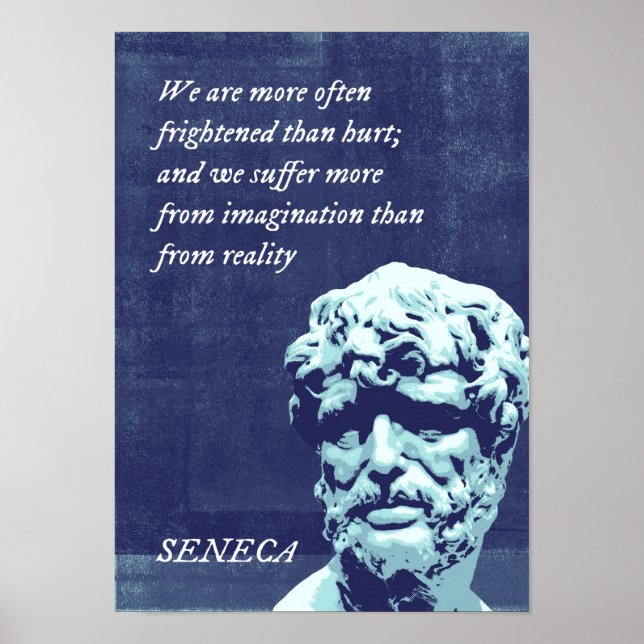 Poster Nous sommes plus souvent effrayés que blessés (Devant)