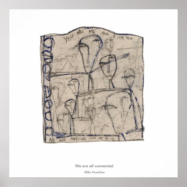 Poster Nous sommes tous connectés (Devant)