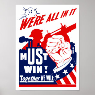 Poster Nous sommes tous dans lui -- 2ÈME GUERRE MONDIALE