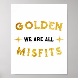 Poster Nous sommes tous des ratés dorés de hockey Vegas