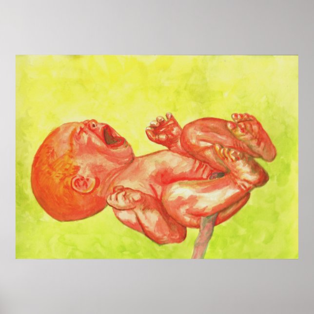 Poster Nouveau bébé Born Wailer (Devant)