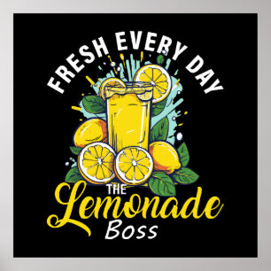 Poster Nouveau Chaque Jour Le Patron De Limonade