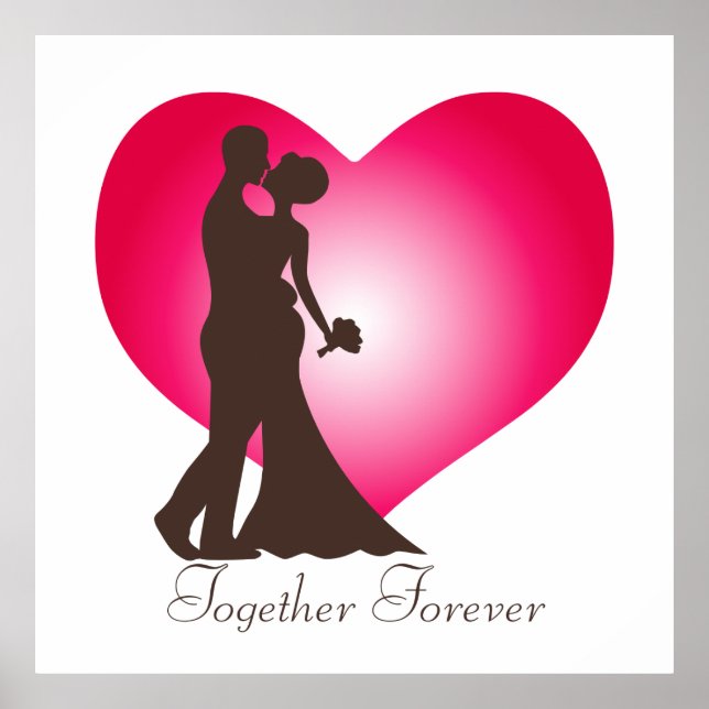 Poster Nouveau couple marié (Devant)