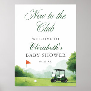 Poster Nouveau dans le Club Bienvenue pour la Baby Shower