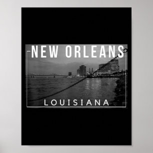 Poster Nouveau Mardi Gras Orléans Louisiane 504 Jazz Skyl