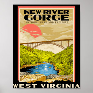 Poster Nouveau parc national de la gorge de la rivière We