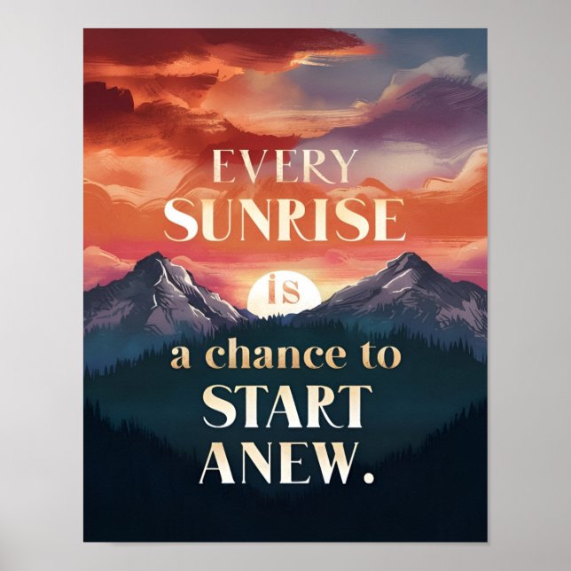 Poster Nouveaux débuts (Devant)