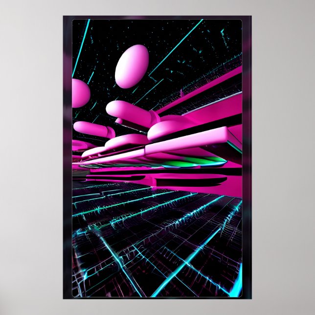 Poster Nouveaux espaces - Ken Gage Art (Devant)