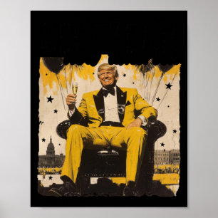 Poster Nouvel an Trump 2025