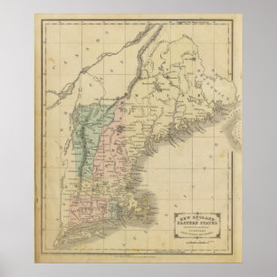 Poster Nouvelle-Angleterre