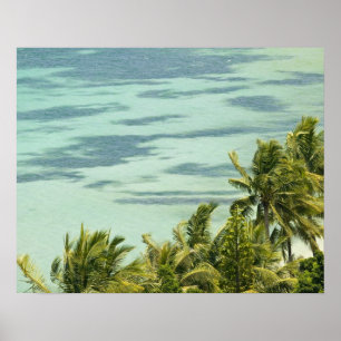 Poster Nouvelle-Calédonie, île Grande Terre, Nouméa. Anse