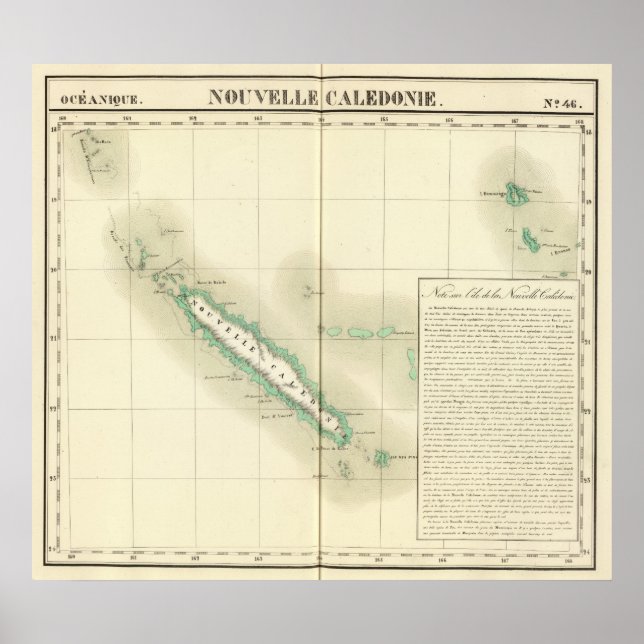 Poster Nouvelle-Calédonie Océanie no 46 (Devant)