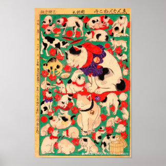 Poster Nouvelle collection de chats