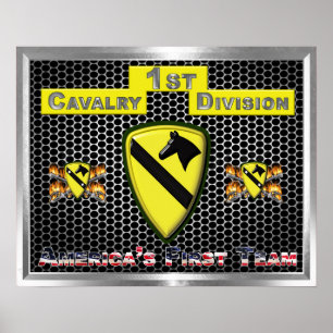 Poster Nouvelle division de cavalerie redessinée par Cool