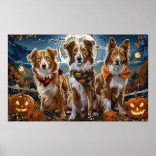 Poster Nouvelle-Écosse Halloween effrayant