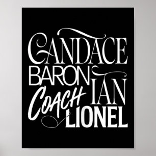 Poster NOUVELLE Équipe Candace Baron Coleman Ian Coach GO