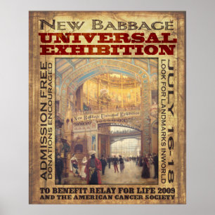 Poster Nouvelle exposition universelle Babbage