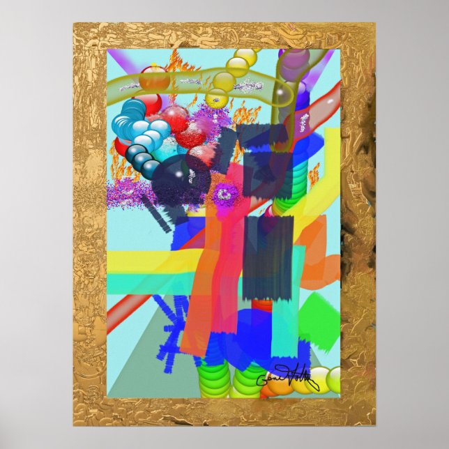 Poster Nouvelle géométrie (Devant)