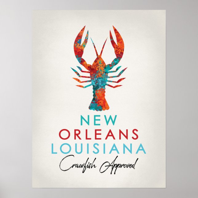 Poster Nouvelle-Orléans Louisiane (Devant)