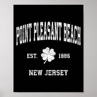 Poster Nouvelle Point Pleasant Beach Jersey Vintage