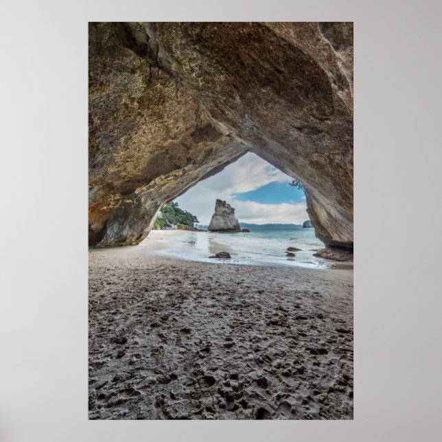 Poster Nouvelle-Zélande, île du Nord, péninsule de Coroma (Devant)