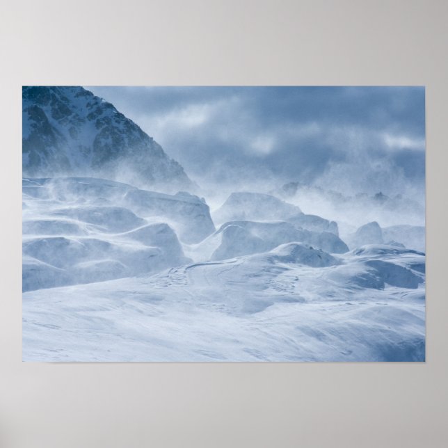 Poster Nouvelle-Zélande, South Island, Arrowsmith Range. (Devant)