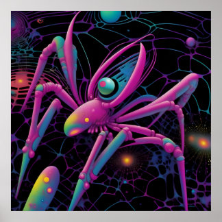 Poster Nouvelles araignées dans de vieux espaces