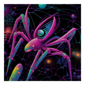 Poster Nouvelles araignées dans de vieux espaces