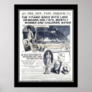 Poster Nouvelles de la série Titanic sur le naufrage du T