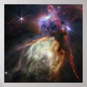 Poster Nouvelles Étoiles Rho Ophiuchi JWST