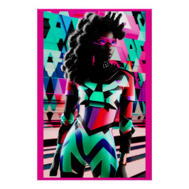 Poster Nouvelles obsessions de design Memphis