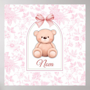 Poster Nova   Conception personnalisée d'ours en peluche 
