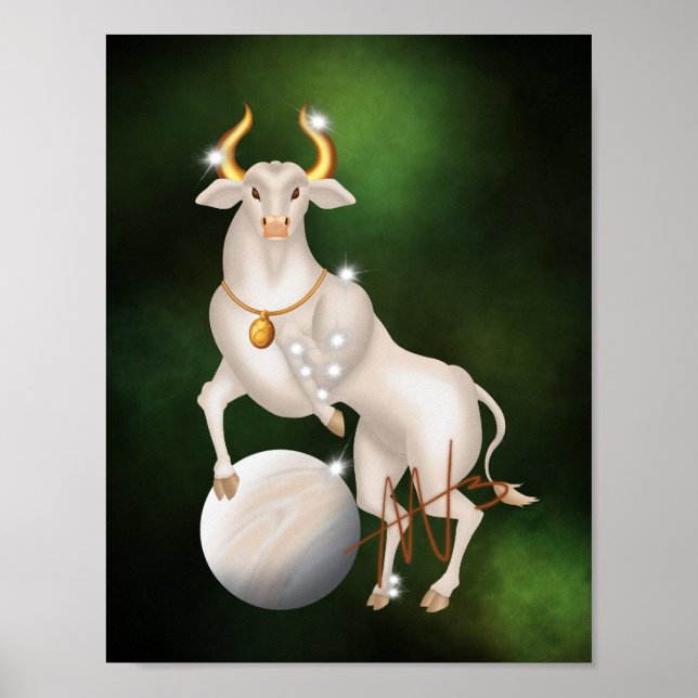 Poster Nova Taurus Venus Zodiac (Devant)