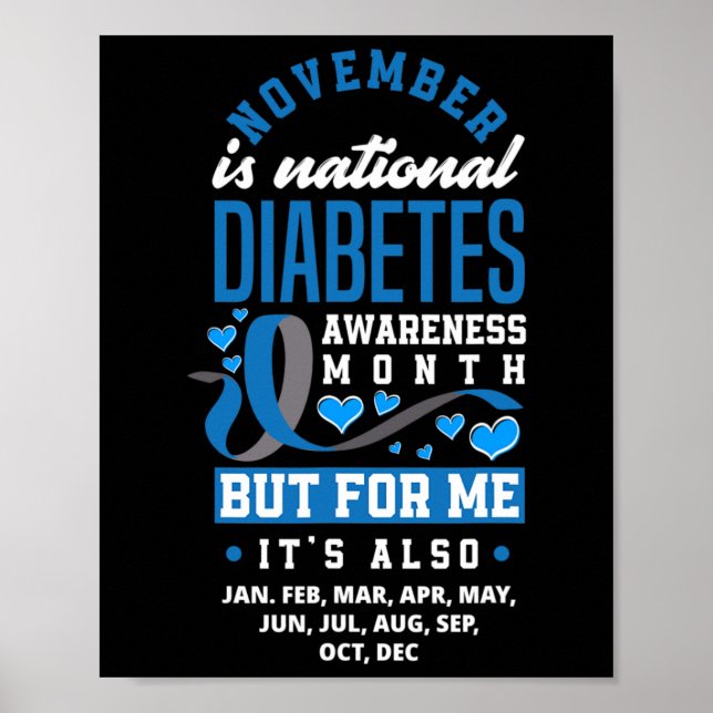 Poster Novembre Est Le Mois National De Sensibilisation A (Devant)