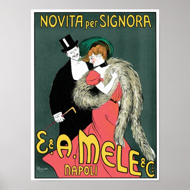 Poster Novita Per Signora ~ E.A. Mele co. (Devant)