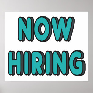 Poster Now Hiring