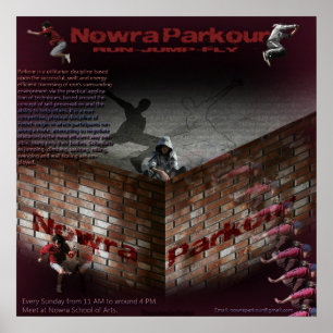 Poster Nowra Parkour