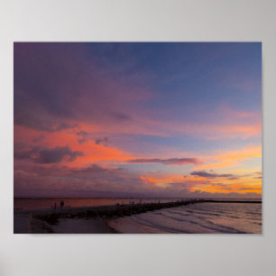 Poster Nuage Alpenglow, Fort Pierce, Floride