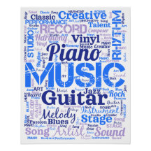 Nuage de mots amateur de musique Musicien